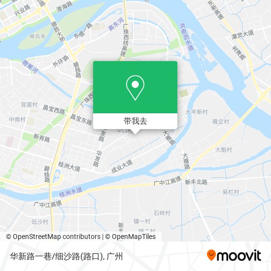 华新路一巷/细沙路(路口)地图