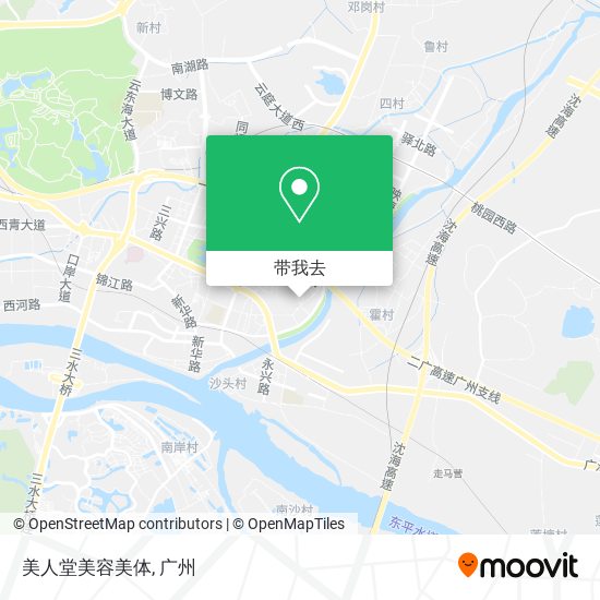 美人堂美容美体地图