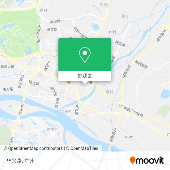 华兴路地图