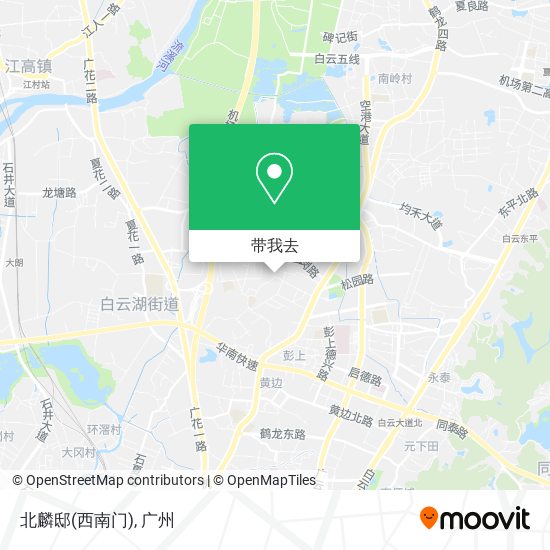北麟邸(西南门)地图
