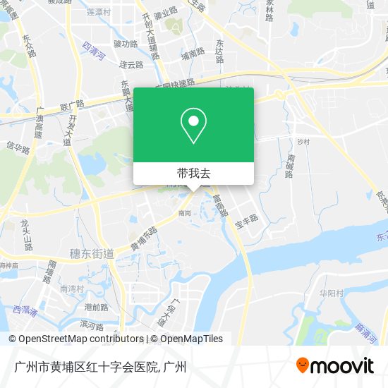 广州市黄埔区红十字会医院地图