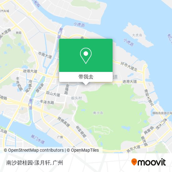 南沙碧桂园-漾月轩地图