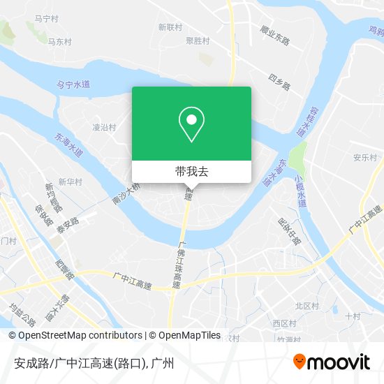 安成路/广中江高速(路口)地图