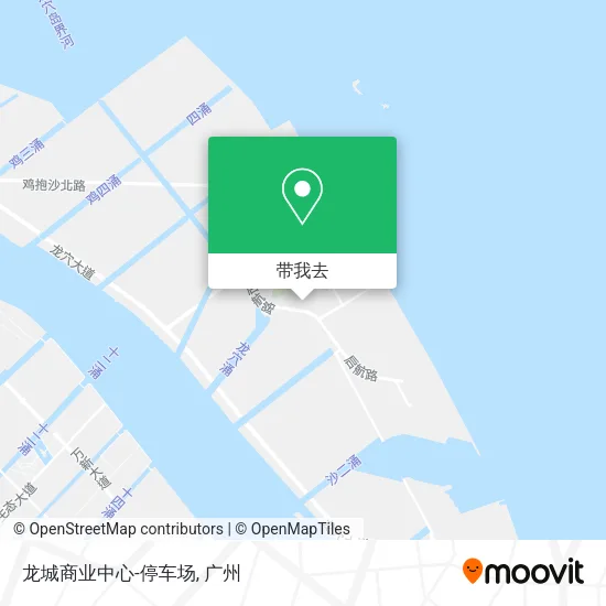 龙城商业中心-停车场地图