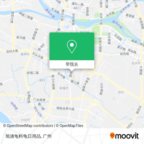 旭浦龟料龟日用品地图