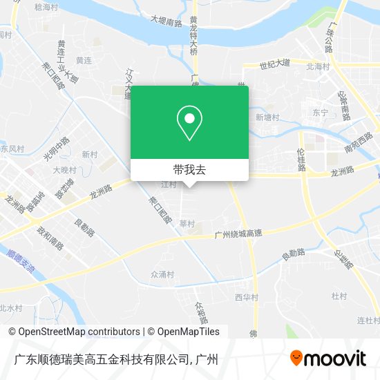 广东顺德瑞美高五金科技有限公司地图
