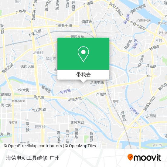 海荣电动工具维修地图
