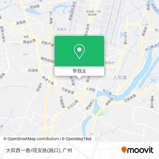 大田西一巷/瑶安路(路口)地图