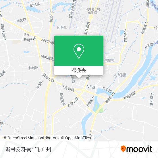 新村公园-南1门地图