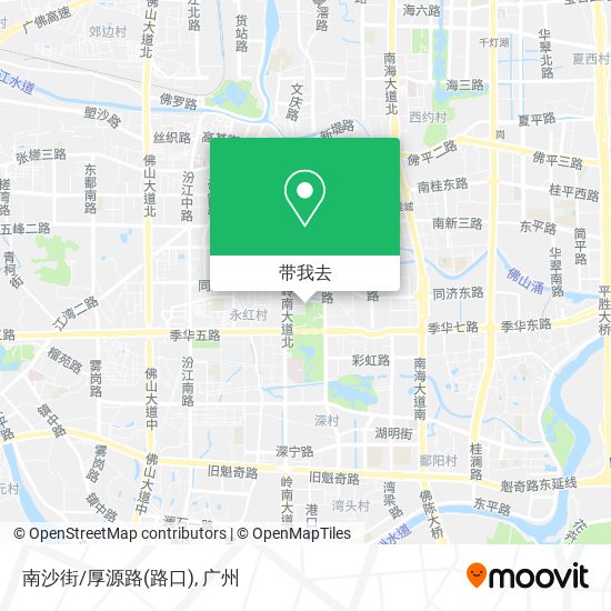 南沙街/厚源路(路口)地图