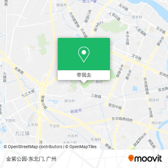 金紫公园-东北门地图