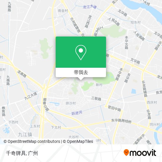 千奇牌具地图