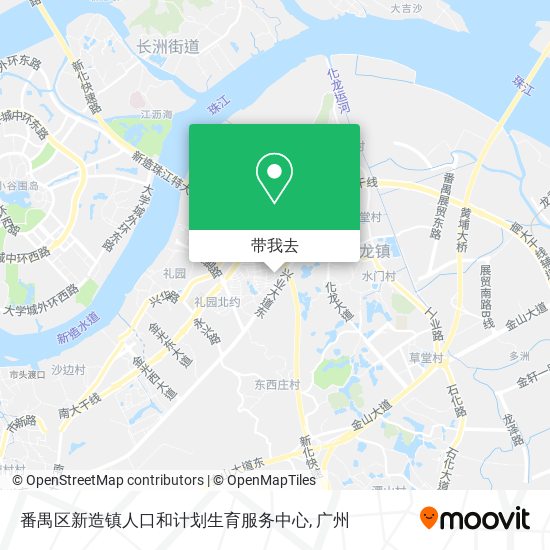 番禺区新造镇人口和计划生育服务中心地图