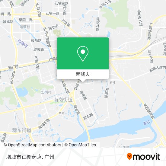 增城市仁衡药店地图
