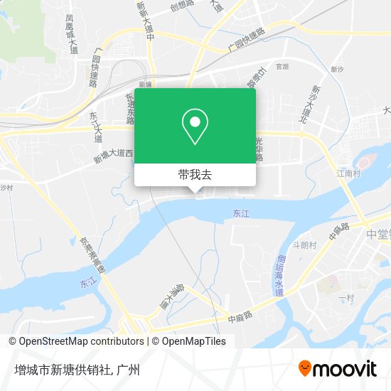 增城市新塘供销社地图