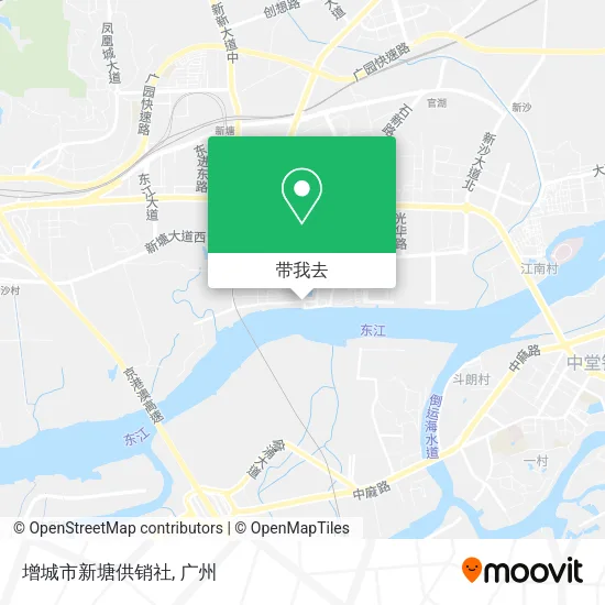 增城市新塘供销社地图