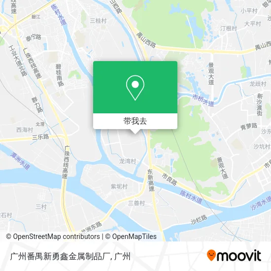 广州番禺新勇鑫金属制品厂地图