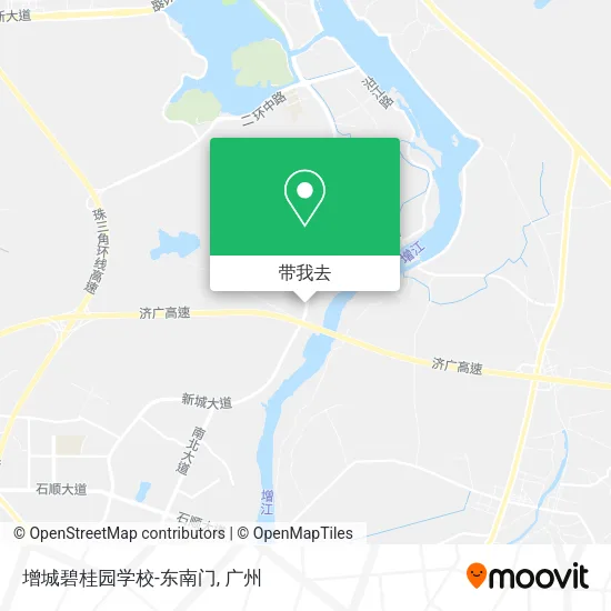 增城碧桂园学校-东南门地图