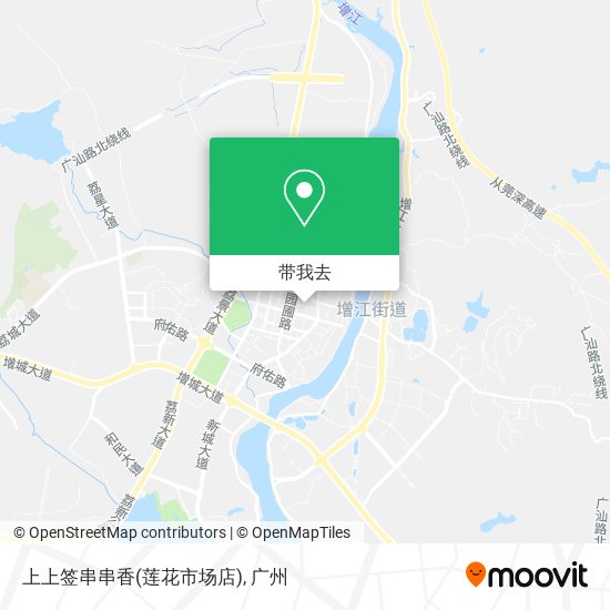 上上签串串香(莲花市场店)地图