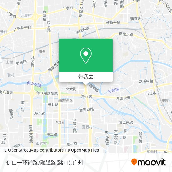 佛山一环辅路/融通路(路口)地图
