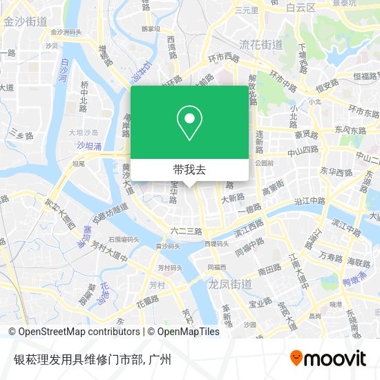 银菘理发用具维修门市部地图