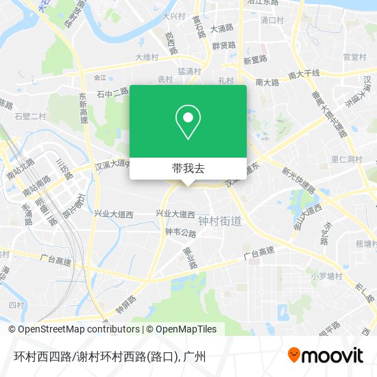 环村西四路/谢村环村西路(路口)地图