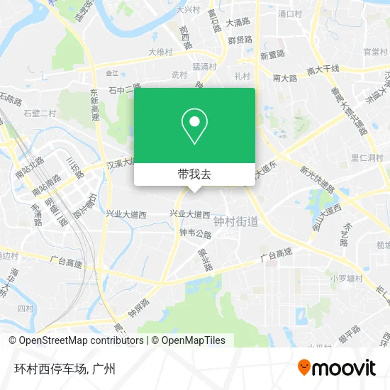 环村西停车场地图