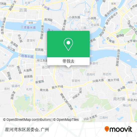 星河湾东区居委会地图