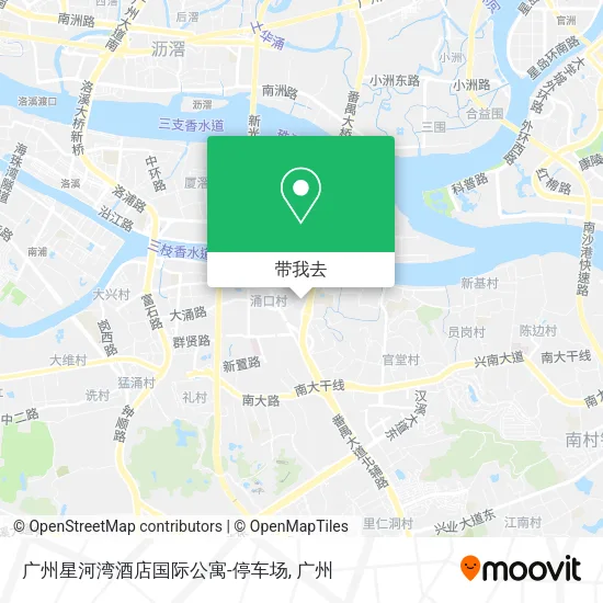 广州星河湾酒店国际公寓-停车场地图