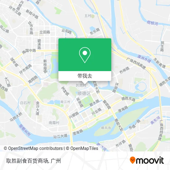 取胜副食百货商场地图