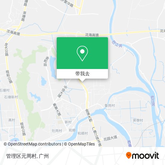 管理区元周村地图
