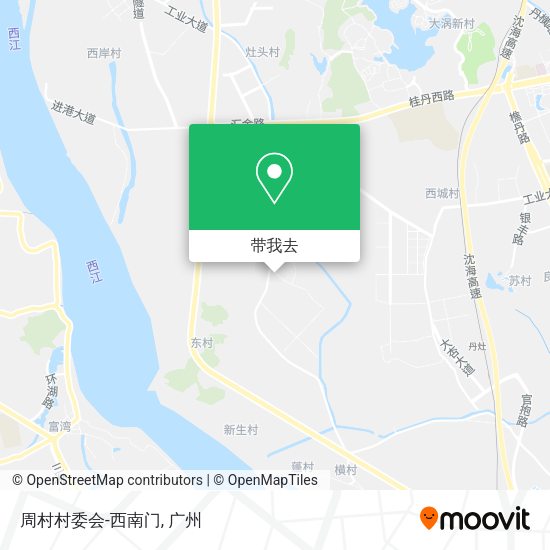 周村村委会-西南门地图