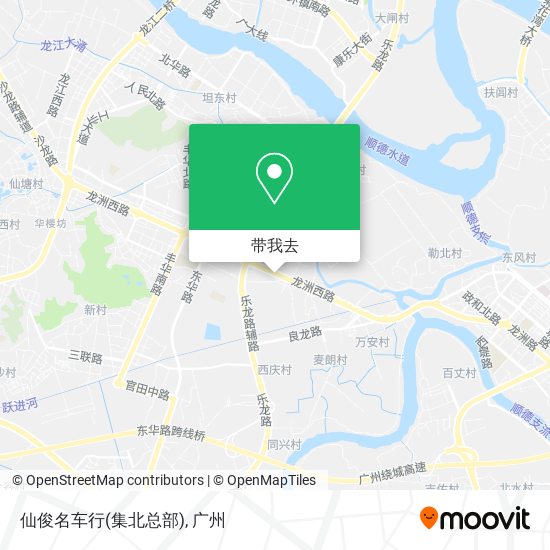 仙俊名车行(集北总部)地图