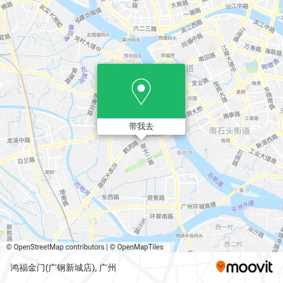 鸿福金门(广钢新城店)地图