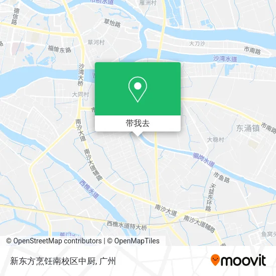 新东方烹饪南校区中厨地图