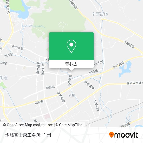 增城富士康工务所地图