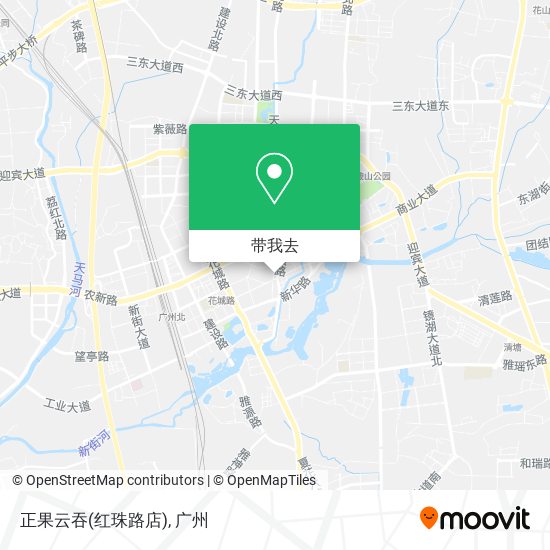 正果云吞(红珠路店)地图