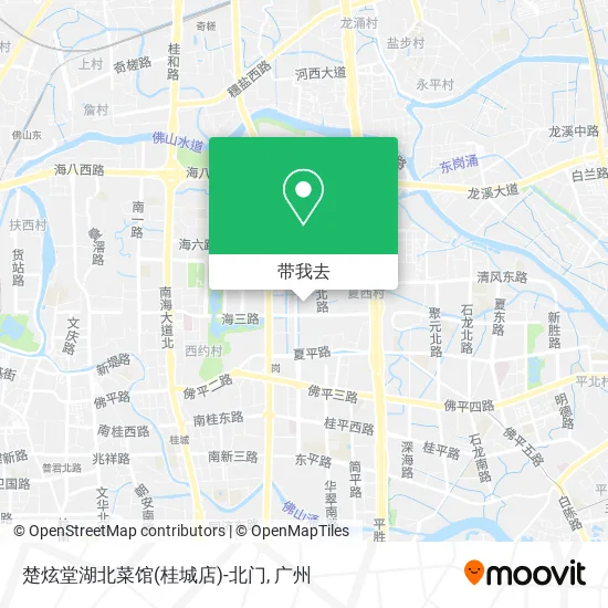 楚炫堂湖北菜馆(桂城店)-北门地图
