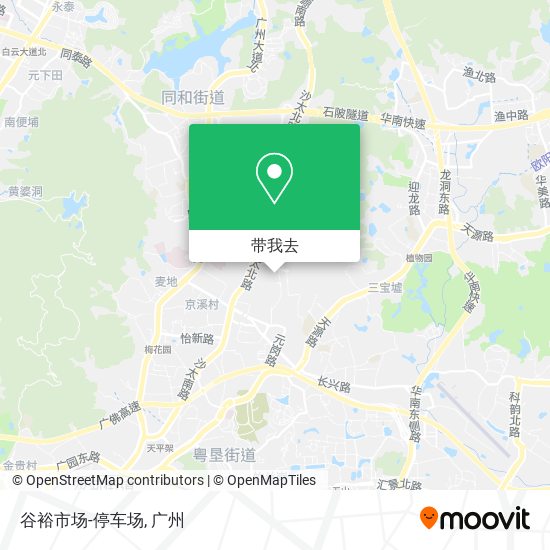 谷裕市场-停车场地图