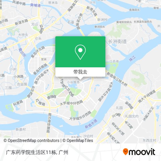 广东药学院生活区11栋地图