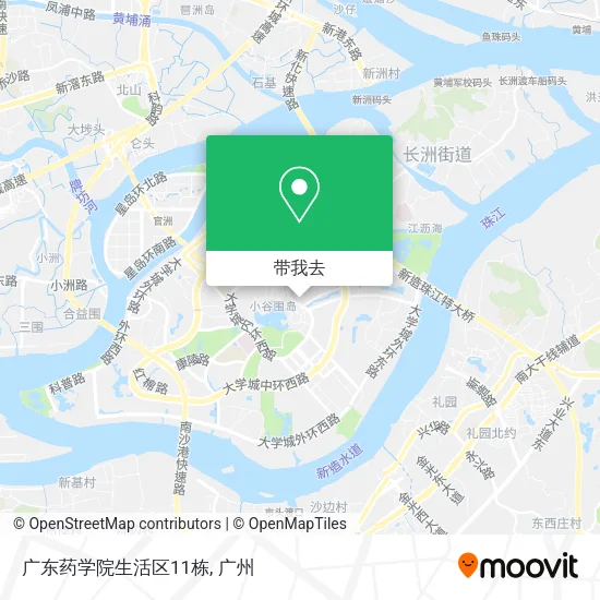 广东药学院生活区11栋地图