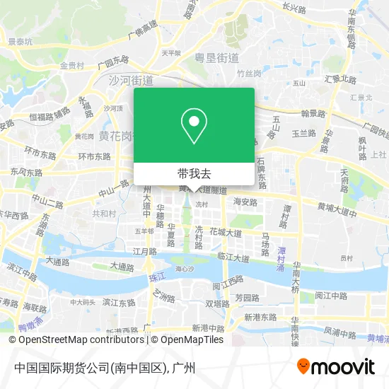 中国国际期货公司(南中国区)地图