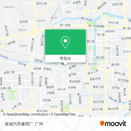 俊城汽车修理厂地图