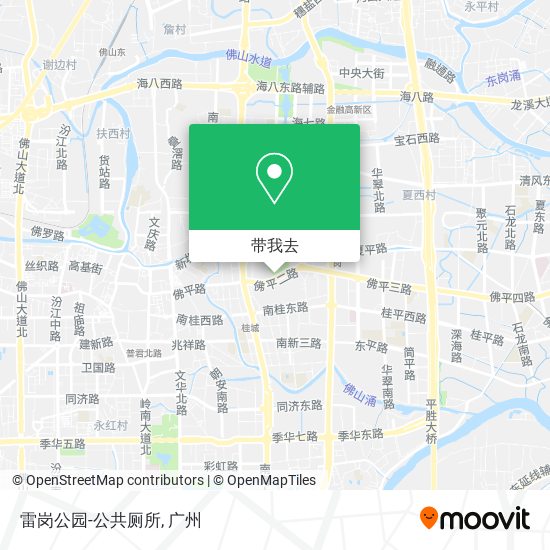 雷岗公园-公共厕所地图