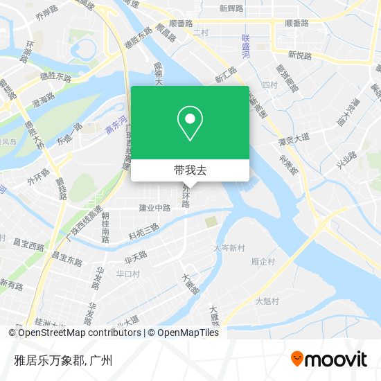 雅居乐万象郡地图