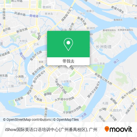 iShow国际英语口语培训中心(广州番禺校区)地图
