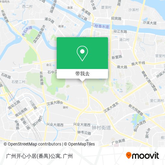 广州开心小居(番禺)公寓地图