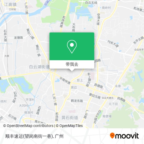 顺丰速运(望岗南街一巷)地图