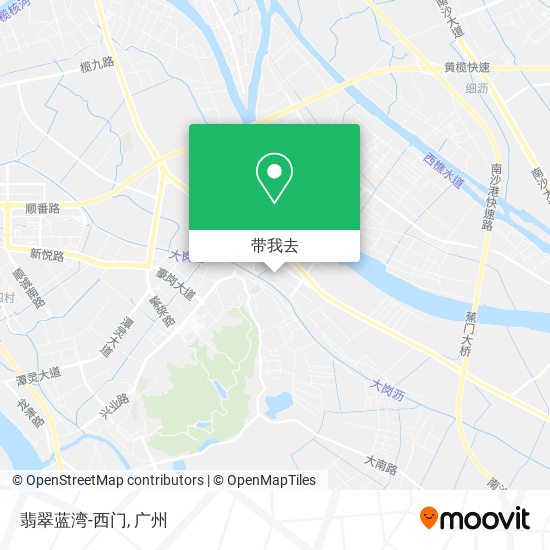 翡翠蓝湾-西门地图