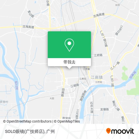 SOLO眼镜(广技师店)地图